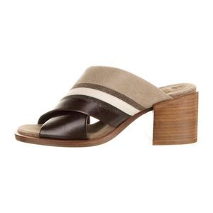 BRUNELLO CUCINELLI Leather Slides
